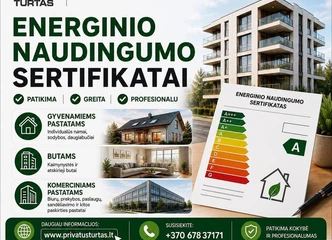 Energinio naudingumo dokumentai be streso