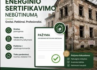 Sertifikatas notarui, bankui, APVA paramai